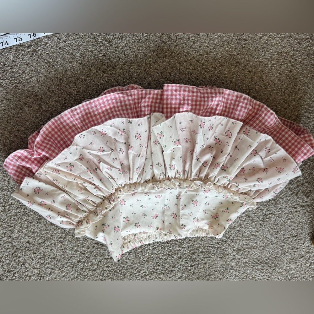 Y2K Pink Floral Ruffle set - Picture 6 of 12